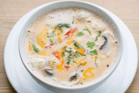 Tom Yam Soup - Salmon